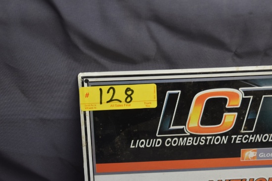 LCT metal sign