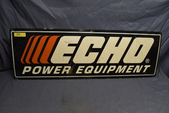 Echo metal sign