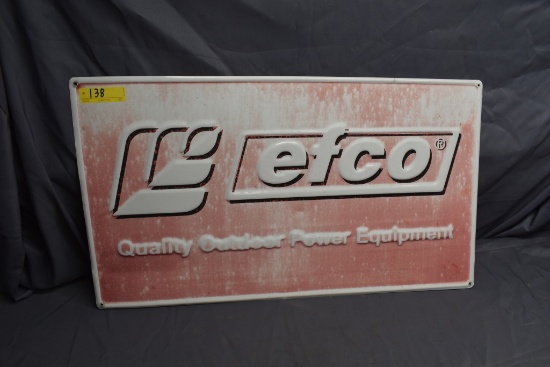 Efco metal sign