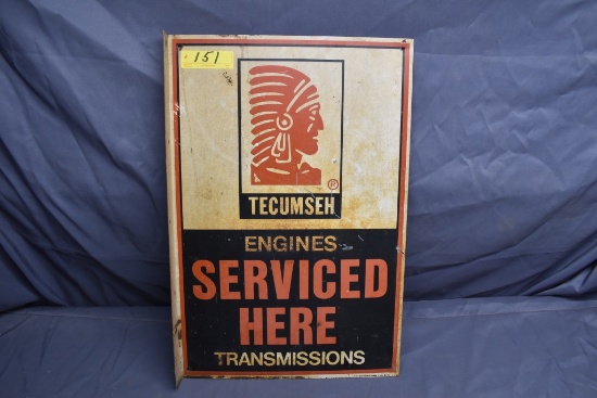 Tecuseh metal sign