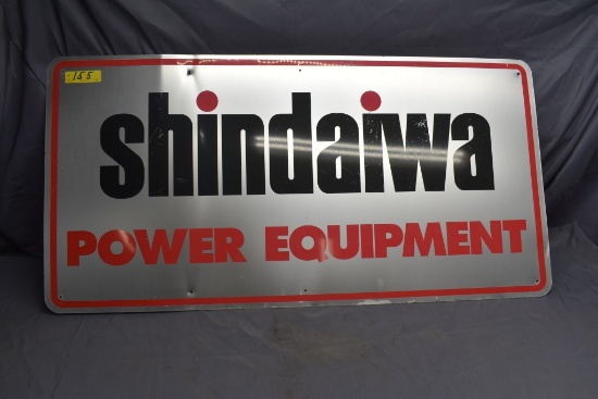 Shindaiwa 2 sided metal sign