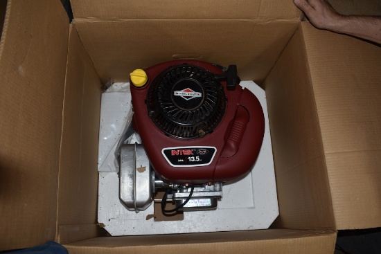 BRIGGS& STRATTON 13.5 HP VERTICAL SHAFT ELECTRIC & ROPE START NEW IN BOX