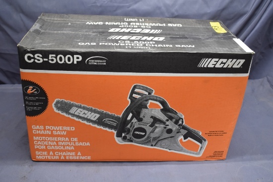 ECHO CS-500P 20in bar, gas engine, NEW IN BOX!!