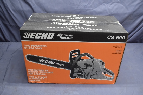 ECHO CS-590 20in bar, gas engine, NEW IN BOX!!!