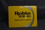 Robin Subaru metal sign