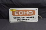 Echo metal sign
