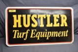 Hustler Turf Equipment metal sign