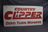 Country Clipper meatl sign