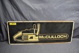 McCulloch metal sign
