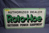 Roto-Hoe metal sign