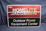 Homelite Jacobsen metal sign