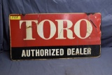 Toro metal sign