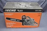 ECHO CS-590 20in bar, gas engine, NEW IN BOX!!!