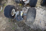 REAR MOWER HOUSING W/ TIRES & WHEELS