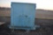 Job Box 12681 Steel job box with shelves mounted on 4 wheel platform cart