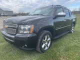 2013 CHEVROLET AVALANCHE 1500 LTZ 12457 2013 Chevy 4x4 Avalanche, Black Dia