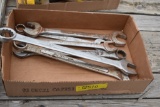 Box Lot Assorted large wrenches 12510 Large wrenches