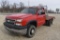 Chevy 3500,194,963 miles, gas, flatbed, runs  & drives,
