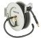 Klutch Auto Rewind Air Hose Reel â€” With  1/2in. x 50ft. Rubber Hose, 300