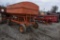 Hopper wagon approx 90 bushel, JD running  gear,