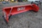 Boss 10 ft. snow plow, skid steer mount, trip  edge