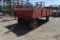16Ft Flatbed wagon w/ sides,