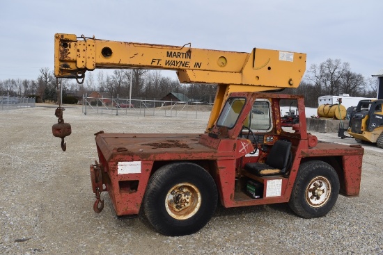 BRODERSON TC701B crane, 12,000lb lifting  capacity, 36ft max height, (see p