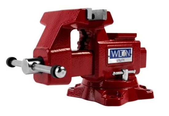 Wilton Utility Vise â€” 4 1/2in. Jaw Width,  Model# 674U, Replaceable harde