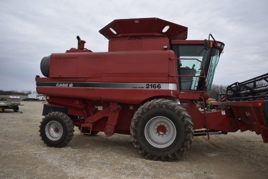 1997 CASE IH 2166, 3,724 eng hrs, 2,723  separator hrs, local consignment,