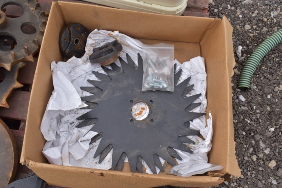 2-Steel Spike closing wheels fits John Deere  MaxEmerge & Kinzie Row Units
