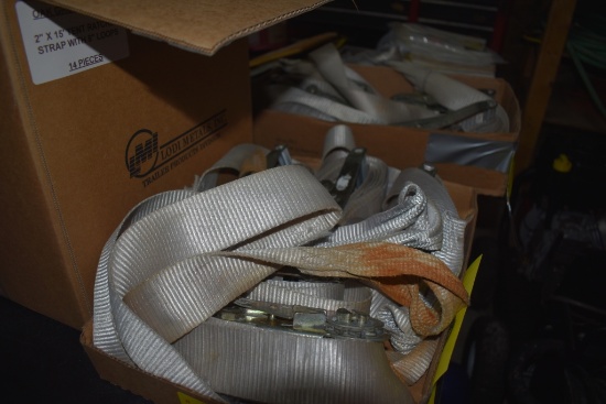 (5) Rachet Straps Closed loops