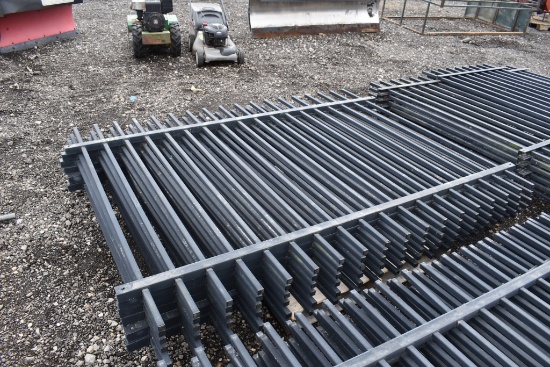 (6) Metal fencing panels
