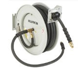 Klutch Auto-Rewind Air Hose Reel â€” with  3/8in. x 50ft. Rubber Hose, 300