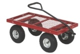 Ironton Steel Utility Wagon â€” 400-Lb.  Capacity, 34in.L x 18in.W, Pivot s