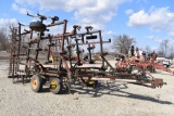 Kent SERIES V 23ft, 3 section field  cultivator, 4 bar drag harrow,