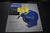 Kobalt Air hose reel & Hose 50Ft, 3/8in, new  in box,