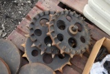 3- Cast finger crumbler type closing wheels  fits 3600 Kinzie/1790 John Dee