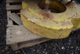 Rear wheel weight