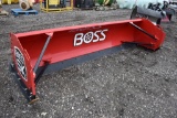 Boss 10 ft. snow plow, skid steer mount, trip  edge
