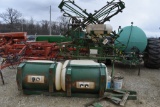 Huskee 50ft boom sprayer, saddle tanks,