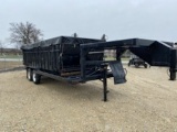 Walking Floor Gooseneck Trailer (25 cubic  yard capicity), Custom built wit