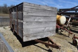 10Ft High sided wooden trailer