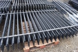 (6) Metal fencing panels