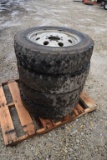 Goodyear 225/70R19.5 tires on railroad rims  (very heavy)
