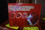 New auto darkening welding helmet