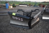 Boss 8ft2in Stainless Steel DXT V-Plow, dual  trip edge 6-way power V snowp