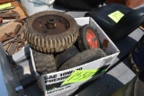 Box of assorted small wheels      [BOX LOT]