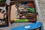 Box of small wrenches and pliars      [BOX  LOT]