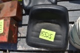 Black lawn mower seat      [LAWNMOWER SEAT]