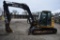 2016 Deere 85G, 5,473 hrs, enclosed cab,  WERK-BRAU hydraulic thumb, hydrau